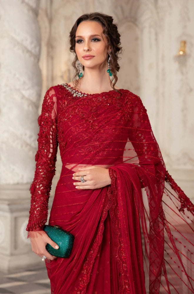 EXCLUSIVE UNSTITCHED SAREE - ES1126