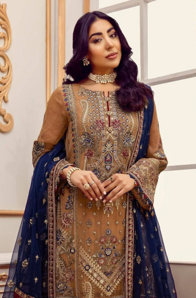 ADAN LIBAS - Luxury Festive Embroidered Wedding Collection - ES 1728