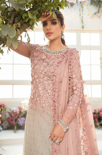 EXCLUSIVE UNSTITCHED EMBROIDERED DRESS - ES1139