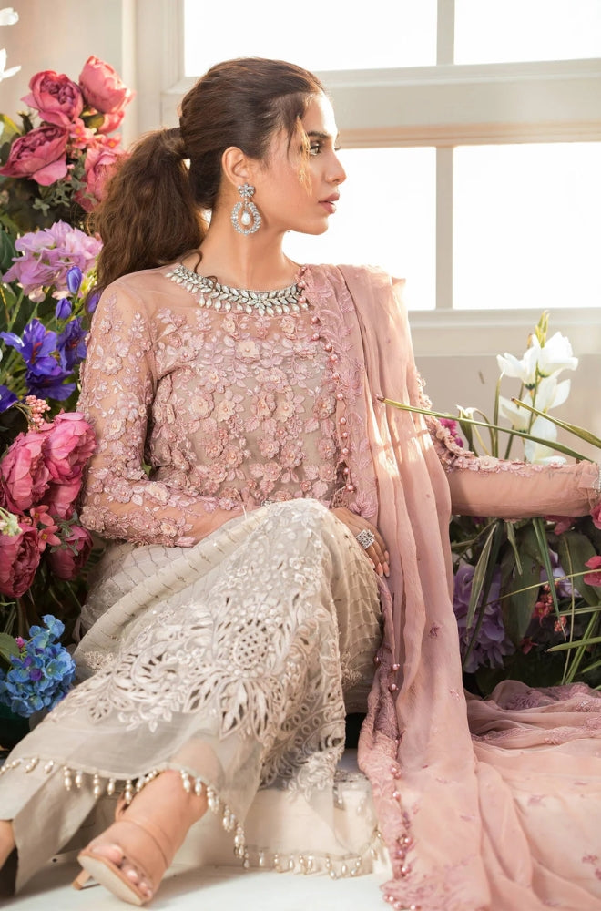 EXCLUSIVE UNSTITCHED EMBROIDERED DRESS - ES1139