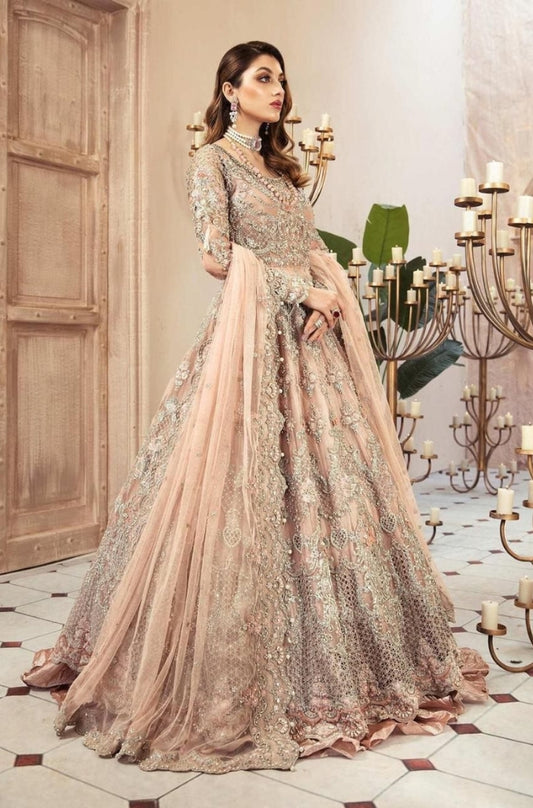 EXCLUSIVE UNSTITCHED EMBROIDERED DRESS - ES1138
