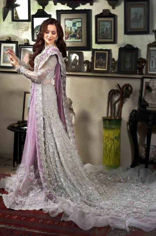 EXCLUSIVE UNSTITCHED EMBROIDERED DRESS - ES1133