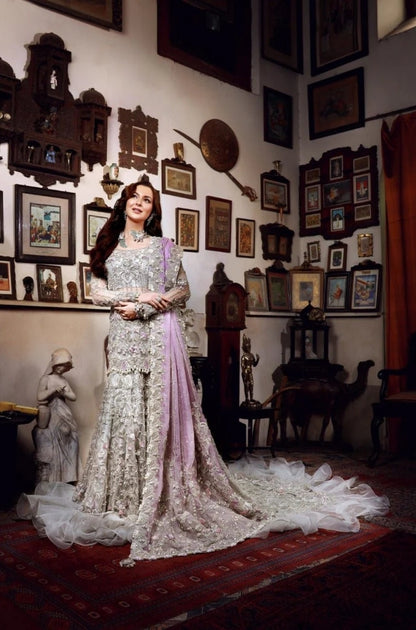 EXCLUSIVE UNSTITCHED EMBROIDERED DRESS - ES1133