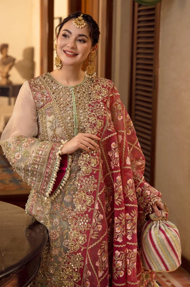 EXCLUSIVE UNSTITCHED EMBROIDERED DRESS - ES1131