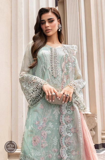 EXCLUSIVE UNSTITCHED EMBROIDERED DRESS - ES1137