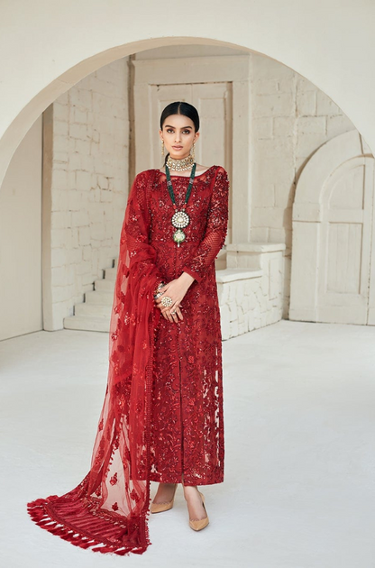 Maryam Hussain - Net Full Heavy Embroidered - ES 1777