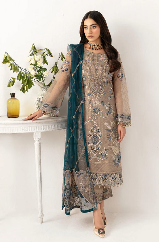 RAMSHA - CHIFFON FULLY HEAVY EMBROIDERY - ES 1771