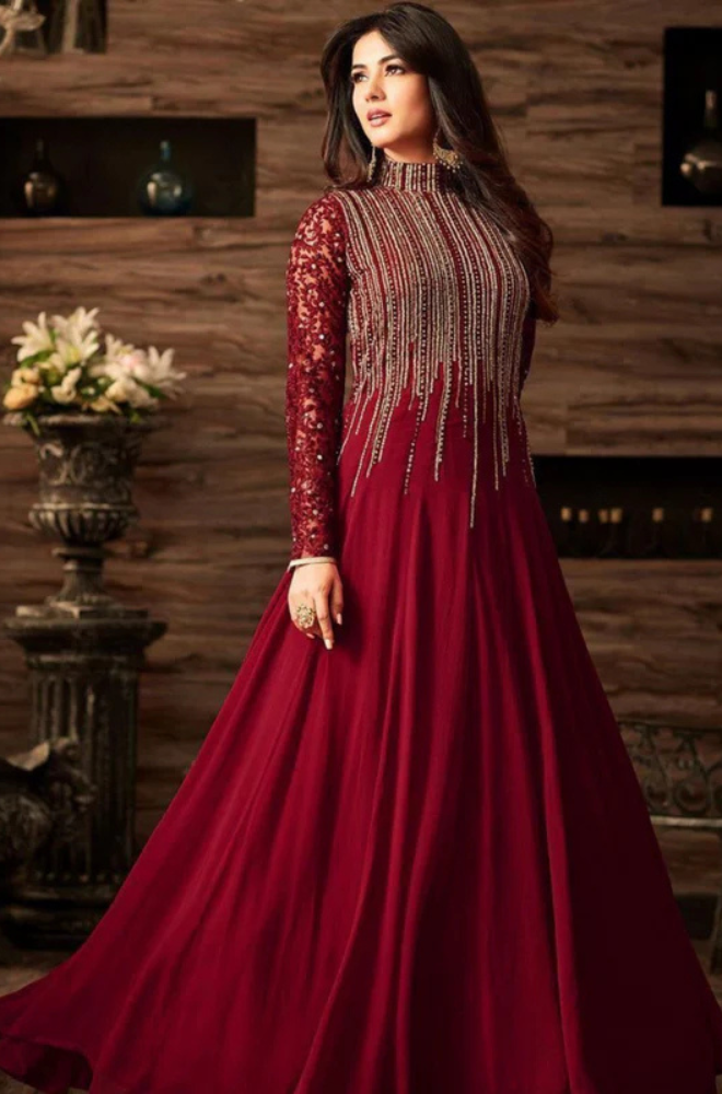 Indian Chiffon Maxi ES 1737