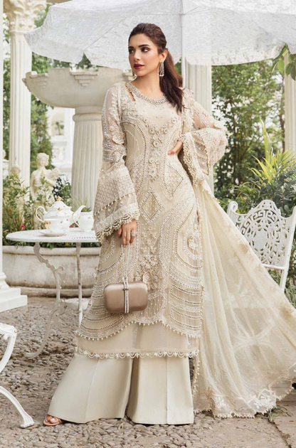 Maria B- Chiffon Wedding Suit - ES 1742