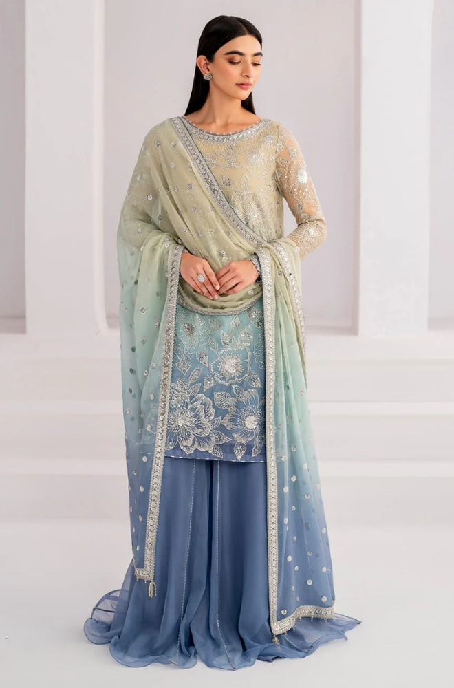 JAZMIN - Heavy Embroidered On Chiffon - ES 1775