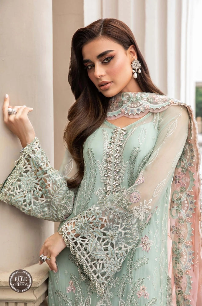 EXCLUSIVE UNSTITCHED EMBROIDERED DRESS - ES1137