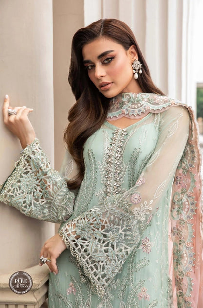 EXCLUSIVE UNSTITCHED EMBROIDERED DRESS - ES1137