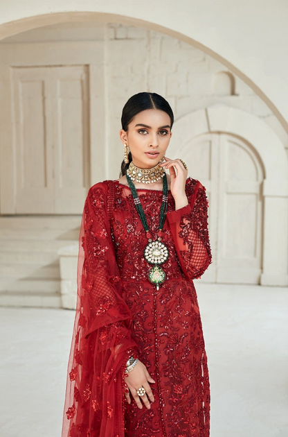Maryam Hussain - Net Full Heavy Embroidered - ES 1777