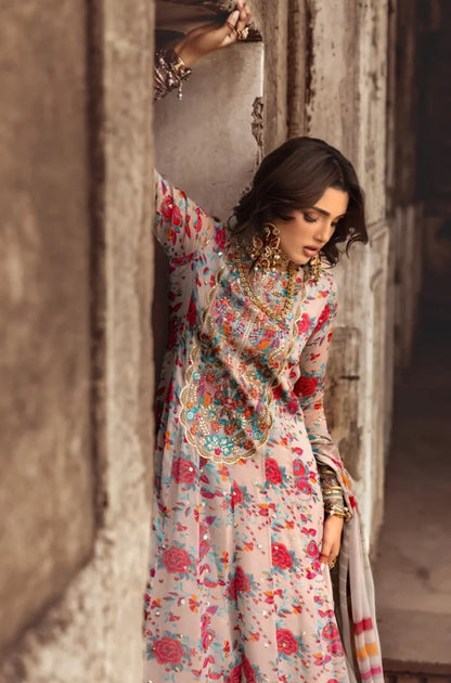 CHARIZMA - Fully Heavy Embroidered Front With Chiffon Dupatta - ES 2021