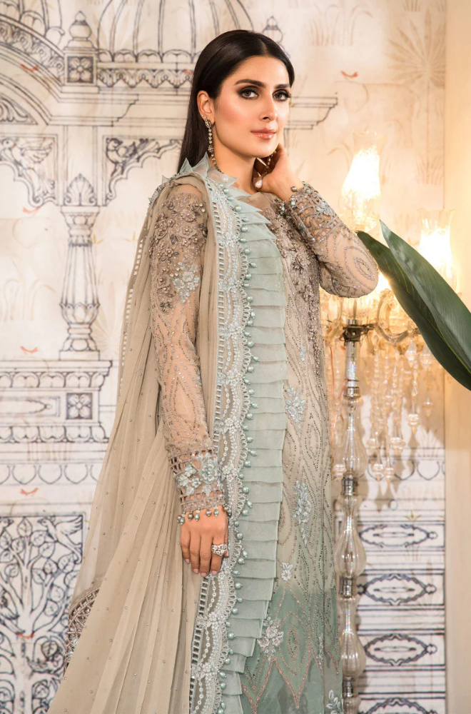 MARIA B - FULLY HEAVY EMBROIDERED CHIFFON TIE AND DYE - ES 1780