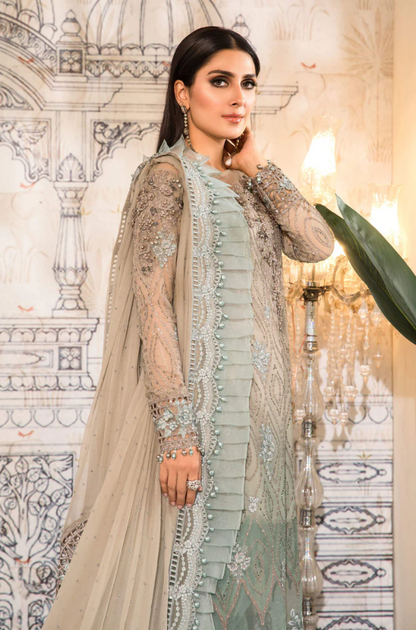 MARIA B - FULLY HEAVY EMBROIDERED CHIFFON TIE AND DYE - ES 1780