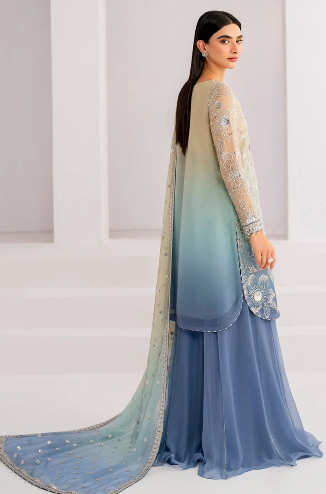 JAZMIN - Heavy Embroidered On Chiffon - ES 1775