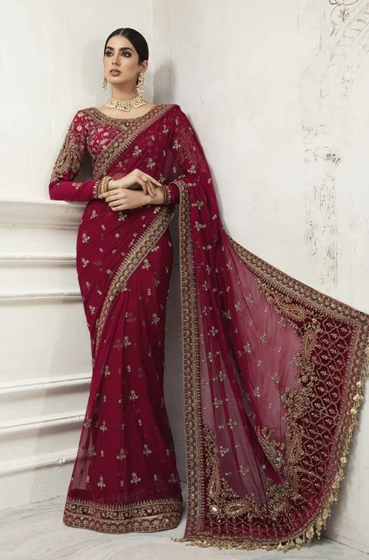 EXCLUSIVE UNSTITCHED SAREE - ES1128