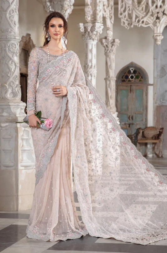 EXCLUSIVE UNSTITCHED SAREE - ES1129