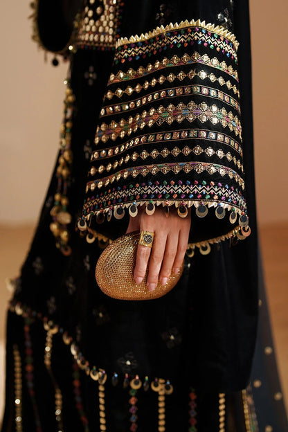 Jazmin - 3PC Unstitched Lawn Embroidered Shirt with Embroidered Slub Net Dupatta and Trouser - ES 2229