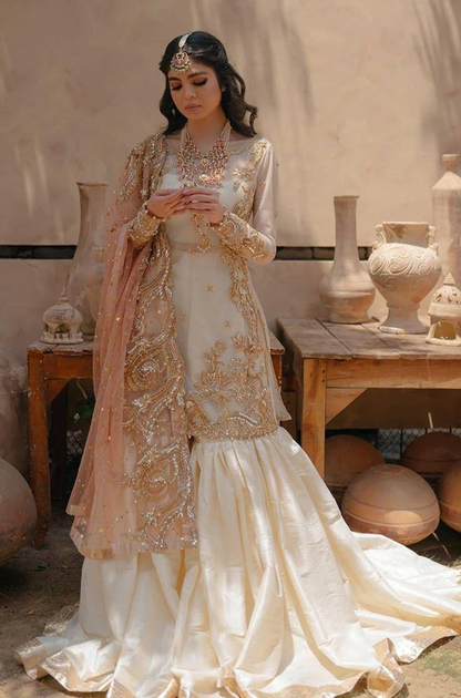 NAMEERA - 3PC Unstitched Wedding Collection - ES 2055