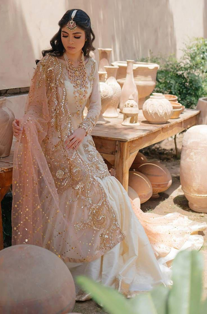 NAMEERA - 3PC Unstitched Wedding Collection - ES 2055