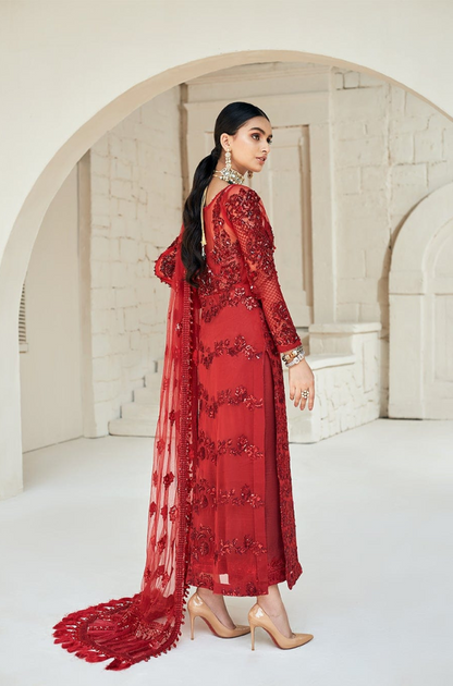 Maryam Hussain - Net Full Heavy Embroidered - ES 1777