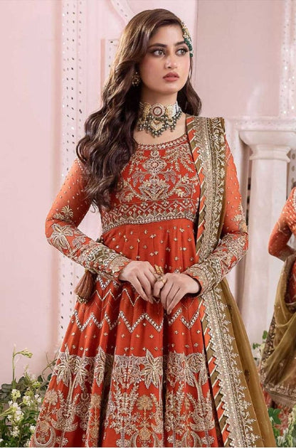 EXCLUSIVE UNSTITCHED EMBROIDERED DRESS - ES1140