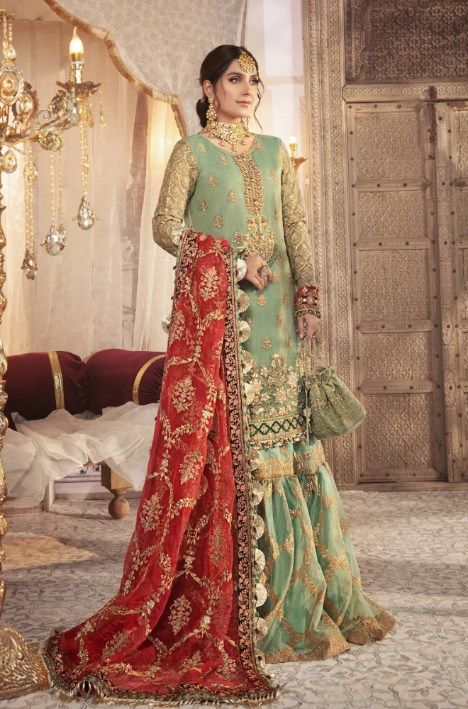 MARIA B - Masuri , Organza & Silk Embroidery Wedding Collection ES- 1715