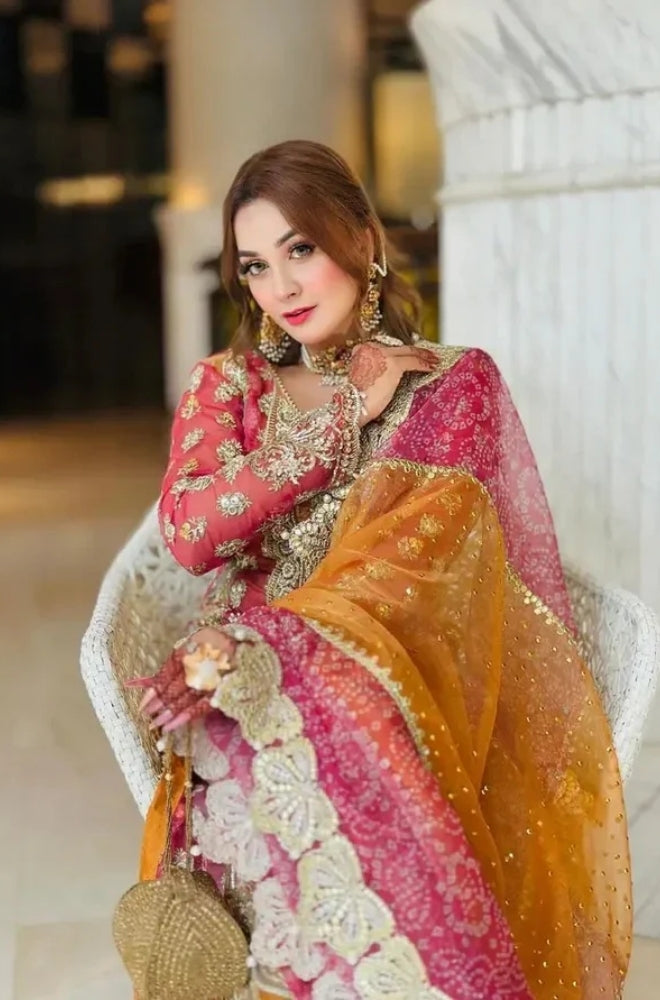 EXCLUSIVE UNSTITCHED EMBROIDERED DRESS - ES1136