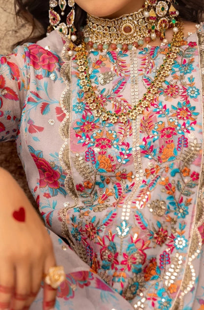 CHARIZMA - Fully Heavy Embroidered Front With Chiffon Dupatta - ES 2021