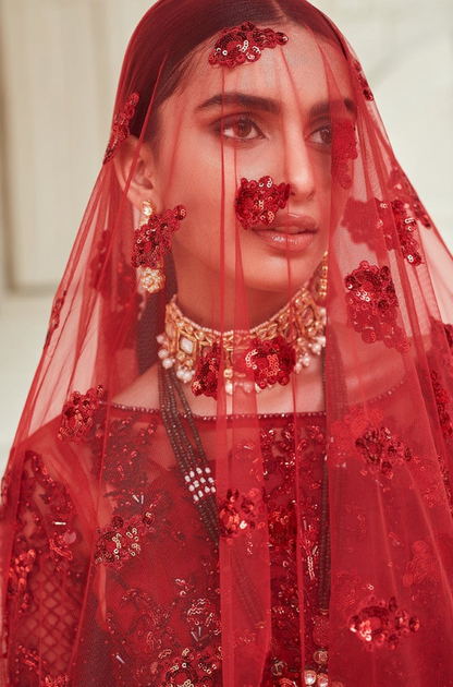 Maryam Hussain - Net Full Heavy Embroidered - ES 1777