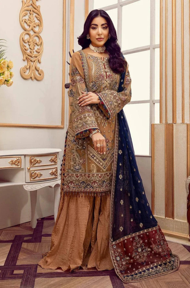 ADAN LIBAS - Luxury Festive Embroidered Wedding Collection - ES 1728
