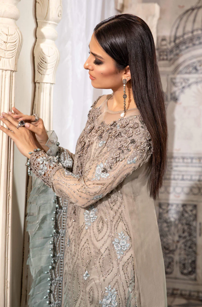 MARIA B - FULLY HEAVY EMBROIDERED CHIFFON TIE AND DYE - ES 1780