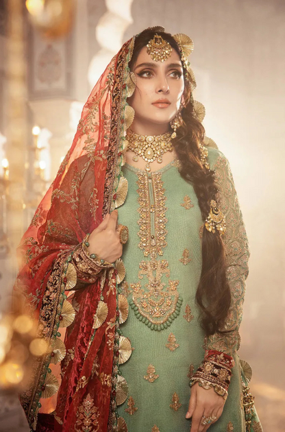 MARIA B - Masuri , Organza & Silk Embroidery Wedding Collection ES- 1715