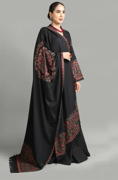 Bareeze - 3PC Fully Embroidered Front With Dhanak Embroidered Shawl - ES 1803