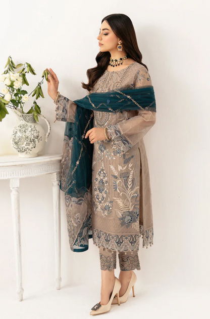 RAMSHA - CHIFFON FULLY HEAVY EMBROIDERY - ES 1771