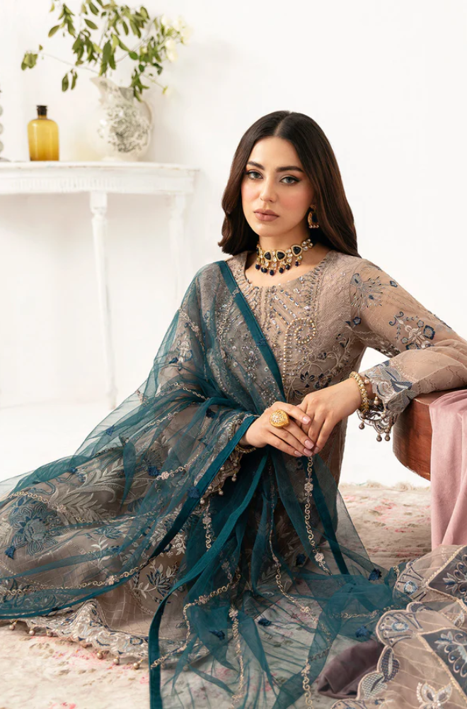 RAMSHA - CHIFFON FULLY HEAVY EMBROIDERY - ES 1771