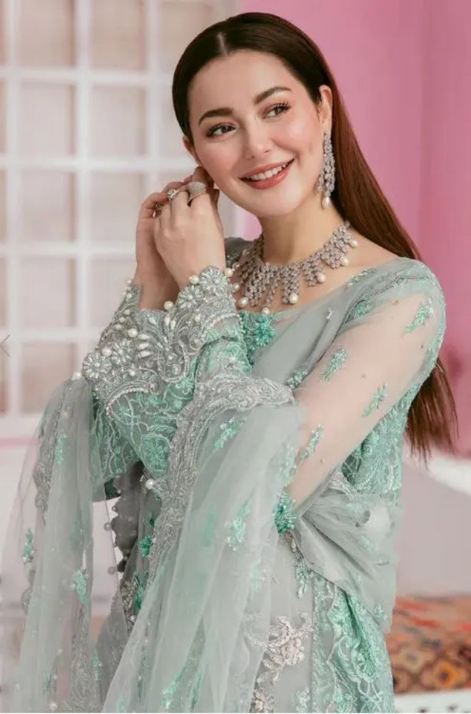 EXCLUSIVE UNSTITCHED EMBROIDERED DRESS - ES1135