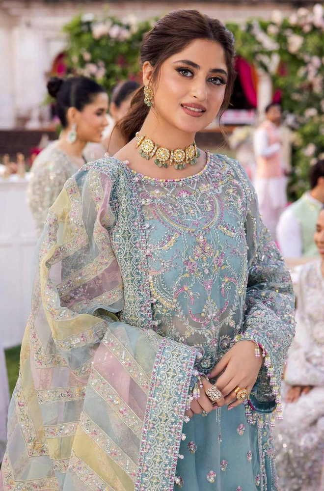 KANWAL MALIK - 3PC Unstitch Embroidery Wedding Collection - ES 2048