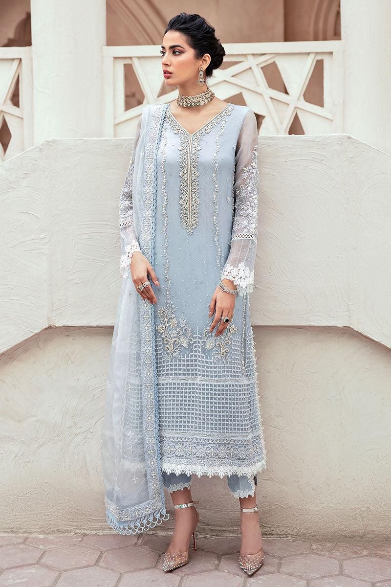 MUSHQ - Full Heavy Embroidered on Organza - ES 1785