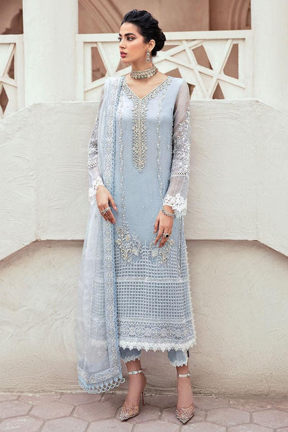 MUSHQ - Full Heavy Embroidered on Organza - ES 1785