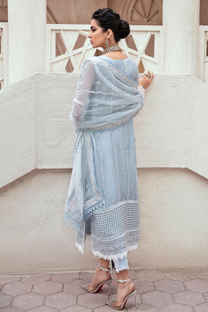 MUSHQ - Full Heavy Embroidered on Organza - ES 1785